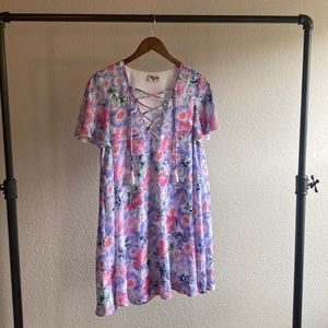 Kylie Lace Up Dress